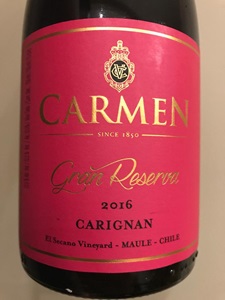 Vina Carmen Carmen Gran Reserva Carignan 2016